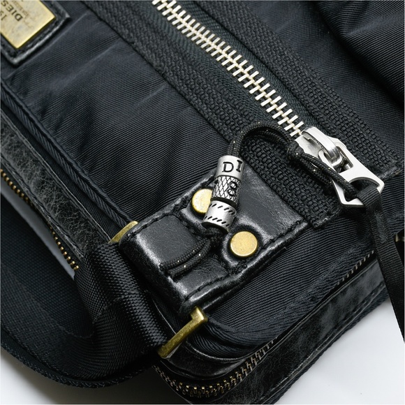 DIESEL Black Nylon Crossbody Bag with Leather & Polyvinyl Trim - Picture 14 of 16